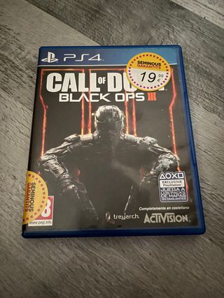 Juego PS4 Call of Duty Black Ops III