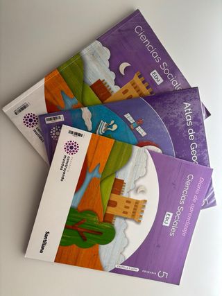 libros sociales 5 primaria mochila ligera