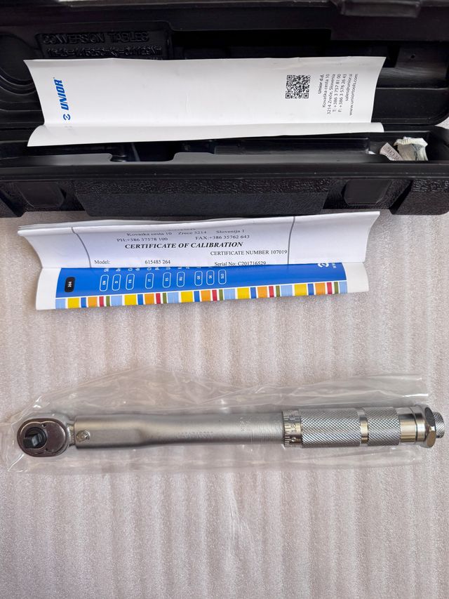 Llave dinamométrica Unior 264