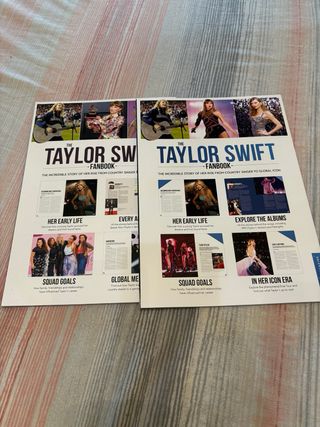 Taylor Swift -Libro Un diario swiftie y TS Fanbook