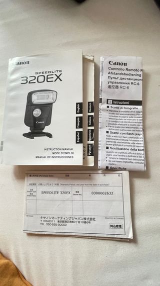 Flash Canon 320EX Speedlite