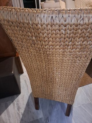 6 Sillas Ratan Natural Poco Uso