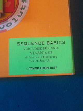 3 Disquetes Yamaha AN1x