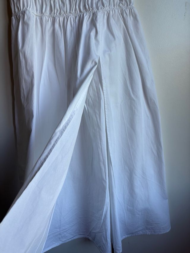 Falda blanca con elástico