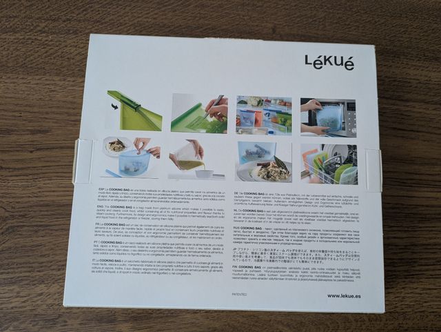 Bolsa de silicona verde Lekue