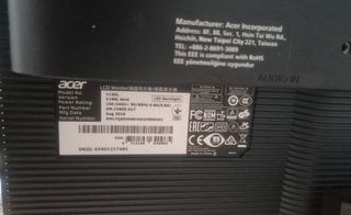Monitor Acer V196L 19 pulgadas