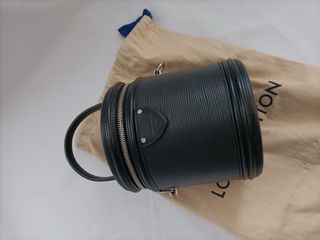 Bolso Louis Vuitton Negro Cilindro