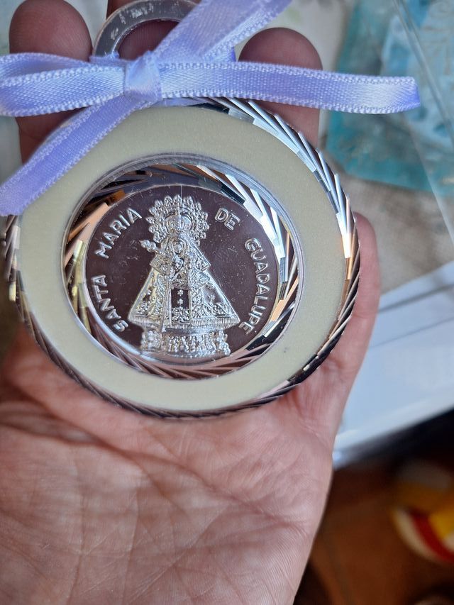 Medalla Plata Virgen de Guadalupe