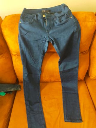 Pantalones vaqueros azules