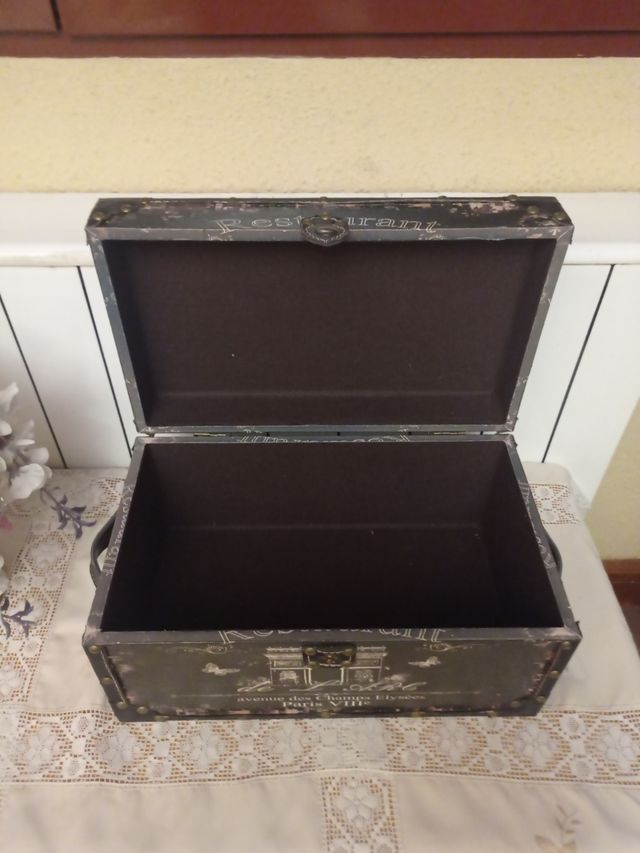 Baúl decorativo estilo vintage