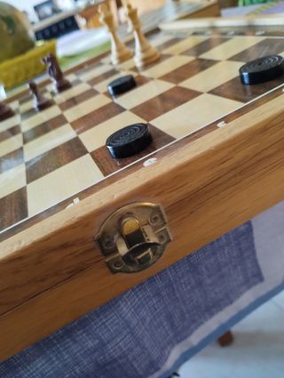 Gioco 3 in 1: Dama, Scacchi e Mulino