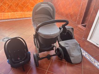 Carro de bebé completo