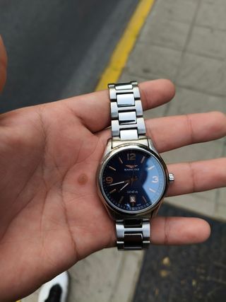 Reloj Sancoz Azul y Plateado