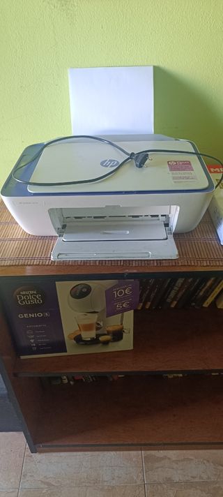 Impresora HP Blanca y Azul