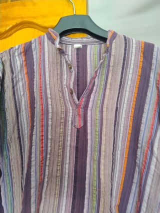 Camisa de rayas para hombre