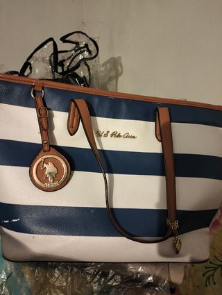 Borse U.S. Polo Assn. blu e bianche