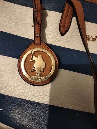 Borse U.S. Polo Assn. blu e bianche