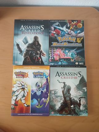 Guías Oficiales Assassin's Creed y Pokémon