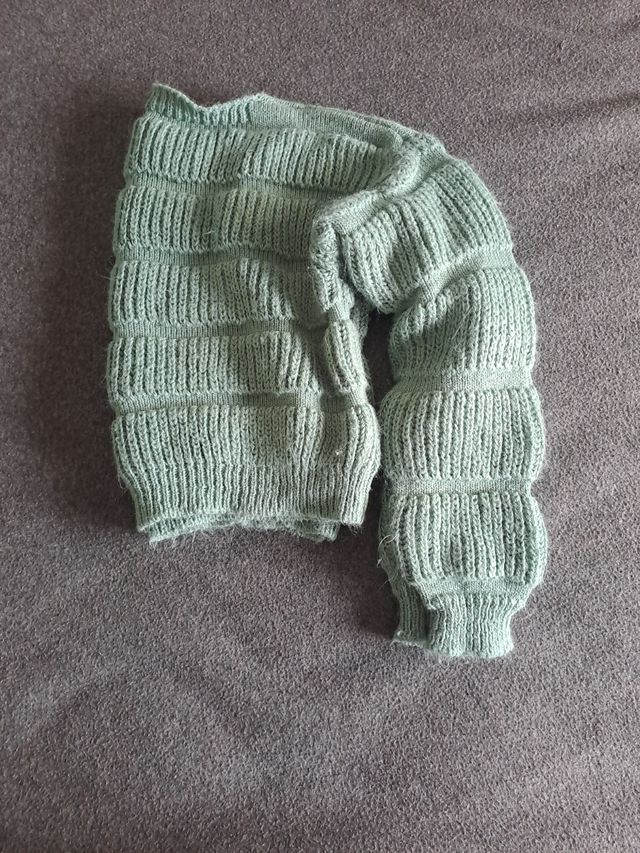 Jersey lana verde talla S