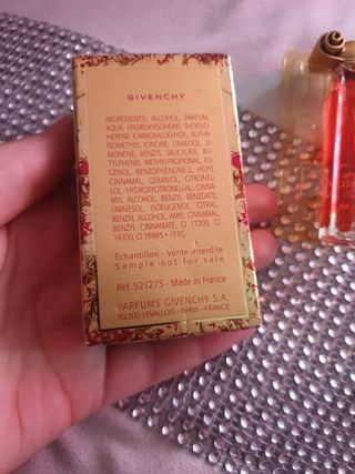 Perfume Miniatura Organza Givenchy Paris 5ml mujer