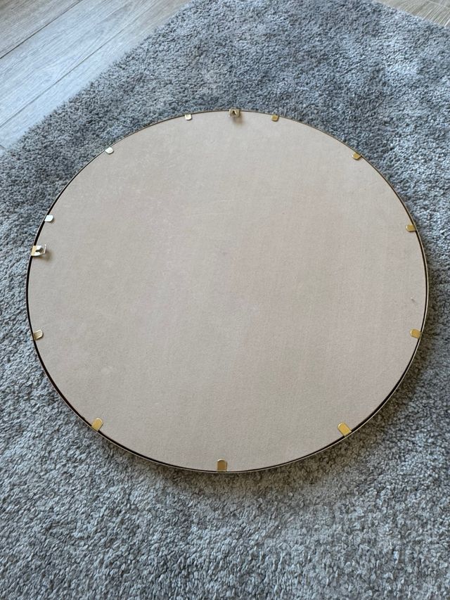 Espejo Redondo Maison du Monde Terciopelo Dorado