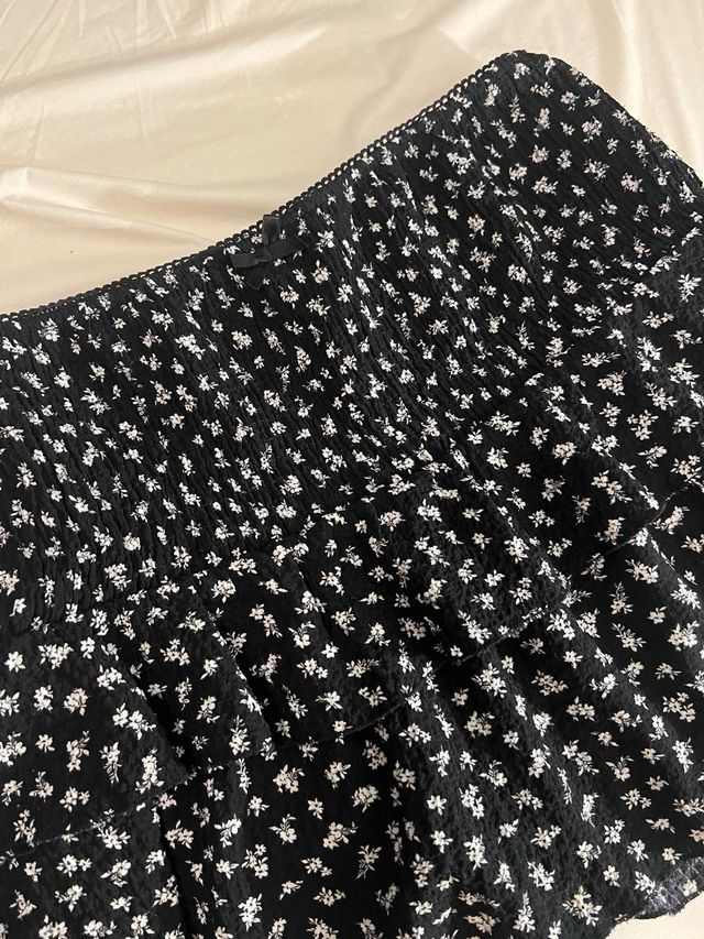 Falda Verano Bershka Estampado Floral