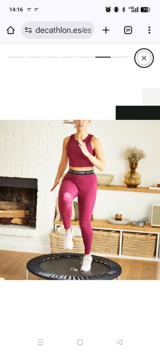 Cama elástica fitness DOMYOS