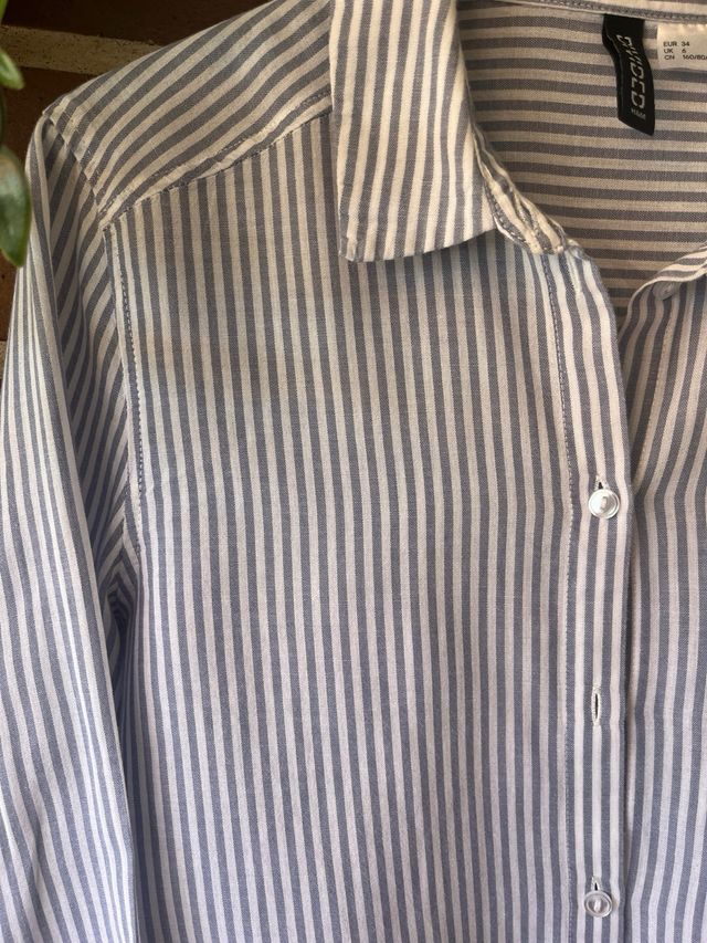 Camisa H&M Rayas Azul