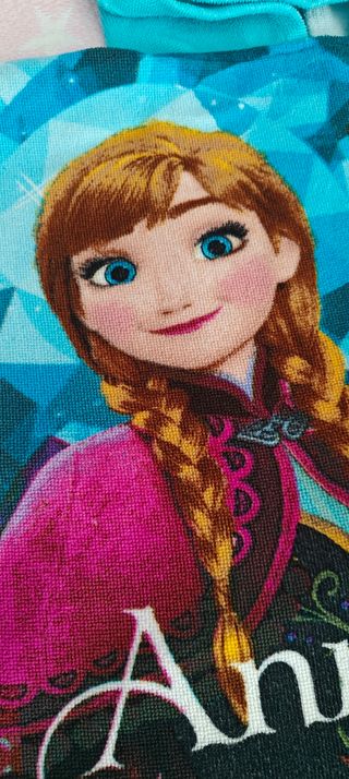 Poncho niña Frozen Elsa y Ana