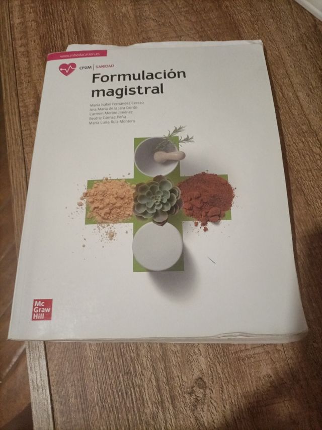 Formulación Magistral - CFGM SANIDAD
