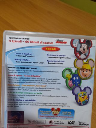 DVD DISNEY JUNIOR CARTONI ANIMATI