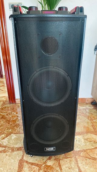 Altavoz Bluetooth NDR Karaoke con Luces