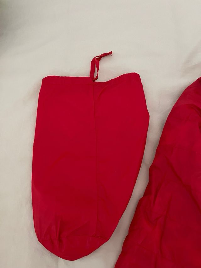 Plumífero infantil rojo