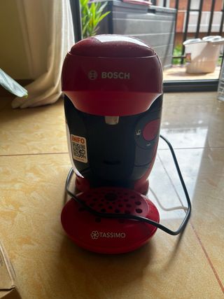 Cafetera Tassimo Bosch Roja.