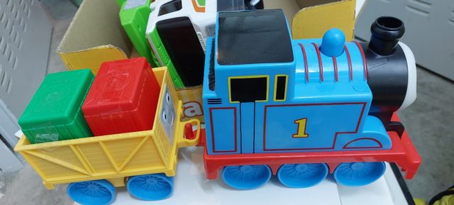 Lote Juguetes Infantiles Perro y Caja