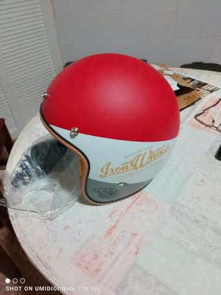 Casco Moto Vintage Abierto Estilo Retro