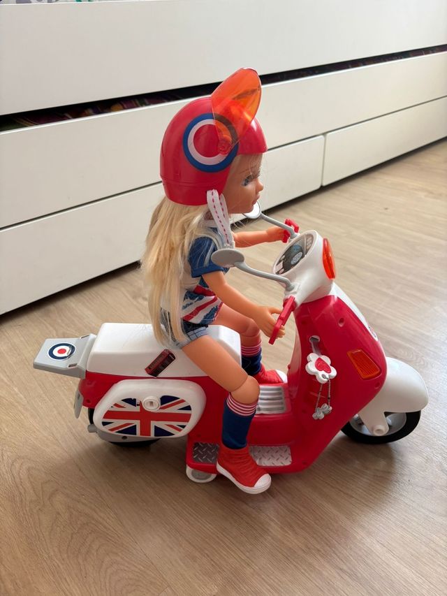 Muñeca NANCY Un dia en moto en Londres