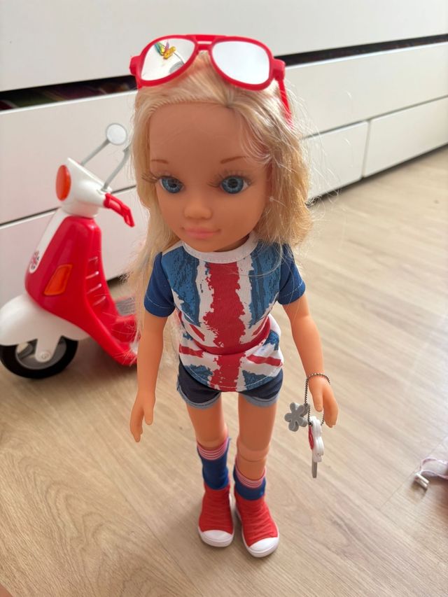 Muñeca NANCY Un dia en moto en Londres