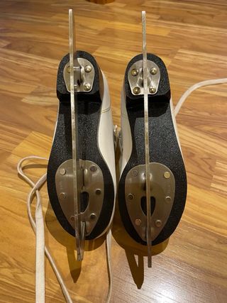 Patines sobre hielo niños talla 33-34 marca Oxelo