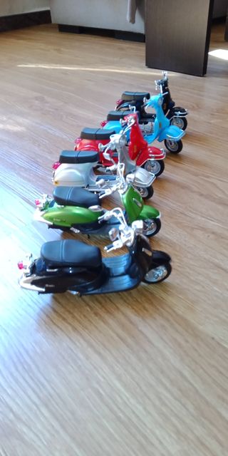 Maquetas de motos scooter