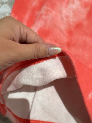 Pantalón corto Adidas tie-dye rosa