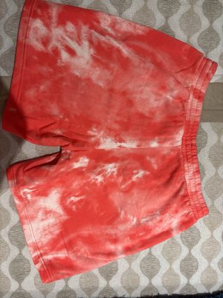 Pantalón corto Adidas tie-dye rosa