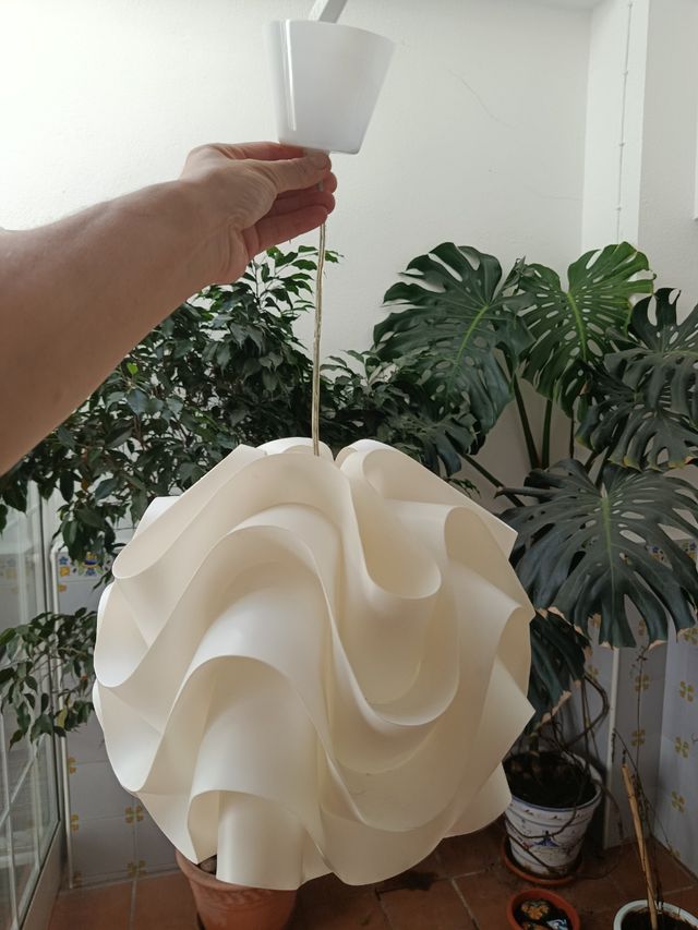 Lámpara colgante blanca