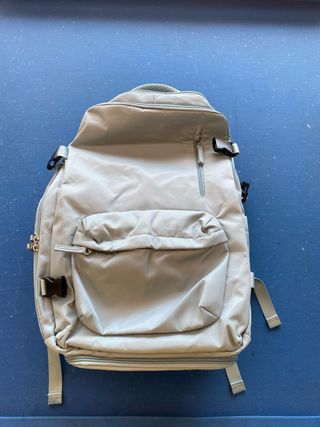 Mochila de viaje color verde azulado