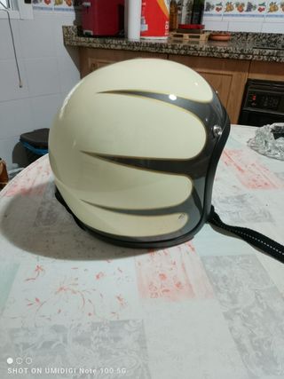 Casco Moto Vintage Abierto Estilo Retro