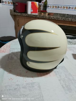 Casco Moto Vintage Abierto Estilo Retro