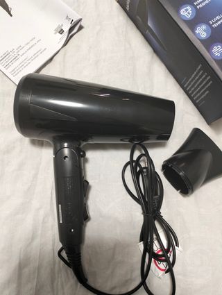 Asciugacapelli Pieghevole Nero