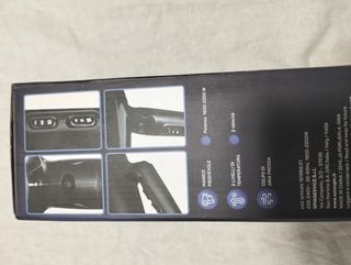 Asciugacapelli Pieghevole Nero