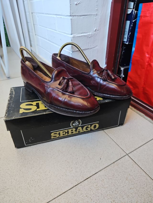 Sebago Mocasines Burdeos