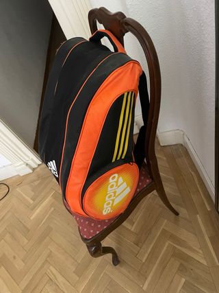 Paletero Adidas Negro y Naranja